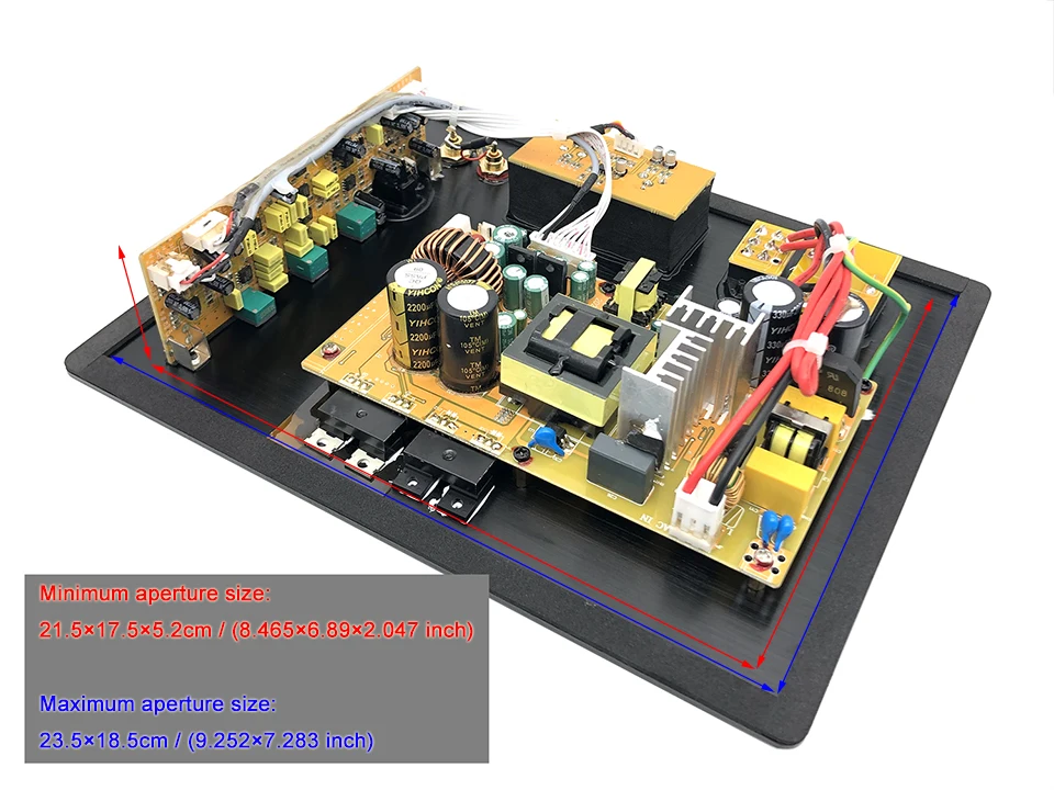 2025NEW HIFI Heavy Duty Digital Active Subwoofer Amplifier Board Mono 200W Pure Bass Amplifier Board Home Theatre Audio 110/220V