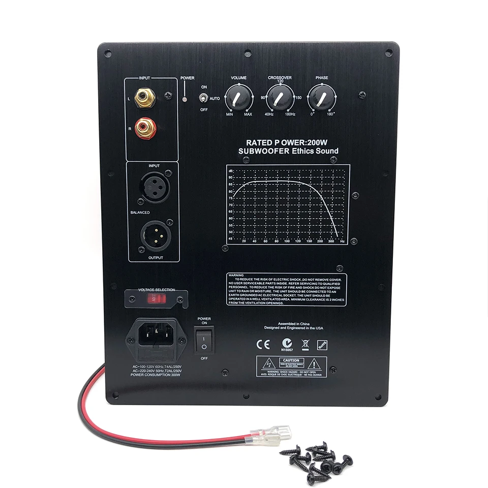 2025NEW HIFI Heavy Duty Digital Active Subwoofer Amplifier Board Mono 200W Pure Bass Amplifier Board Home Theatre Audio 110/220V
