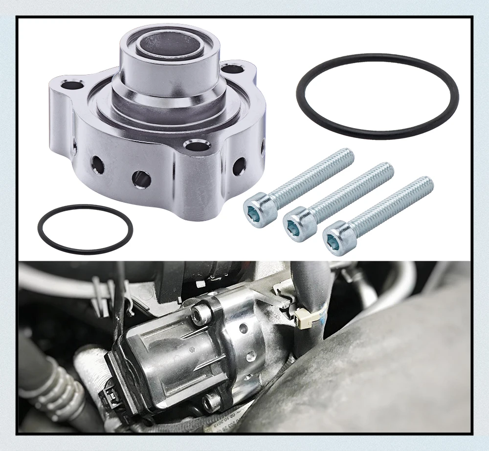 New Aluminum black turbo blow off valve bov sound Adaptor for Mercedes A180, A250, CLA 250 & GLA 250 FMSPMER