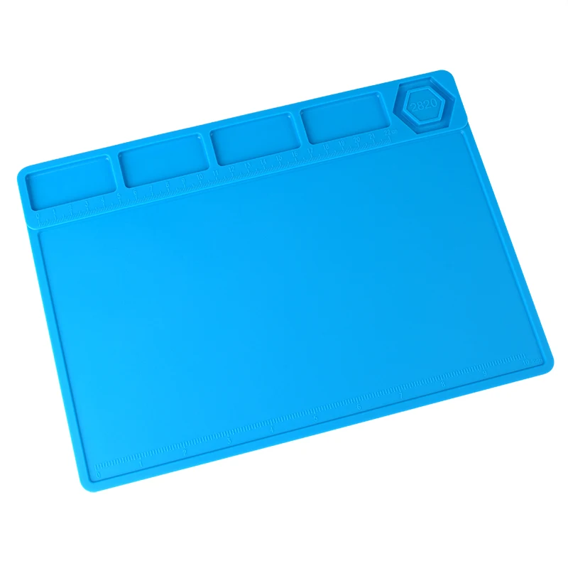 Soldering Repair Work Kit Mat Insulation Silicone Welding Pad Heat-resistant Magnetic Soldering Station for BGA Soldering Iron