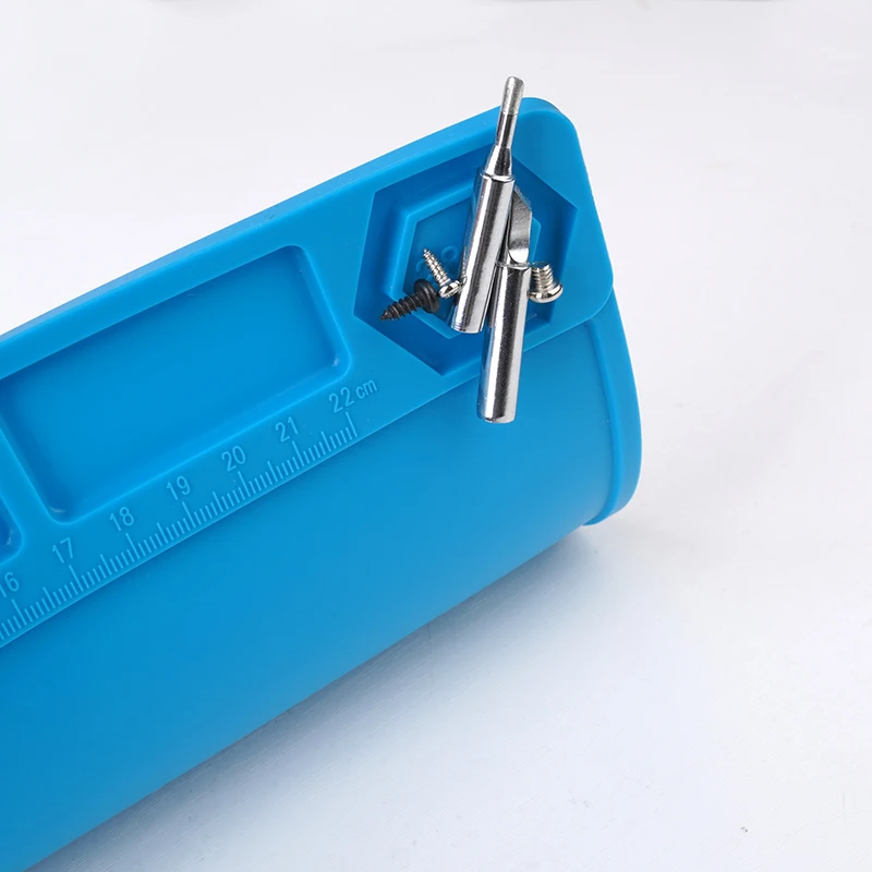 Soldering Repair Work Kit Mat Insulation Silicone Welding Pad Heat-resistant Magnetic Soldering Station for BGA Soldering Iron