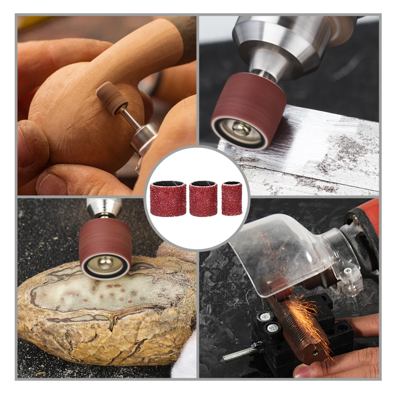 XCAN Abrasive Tool for Dremel Rotary Tool Sanding Grinding Drilling HSS Saw Blade Sanding Drum Woolen Polishing Wheel Wood Drill