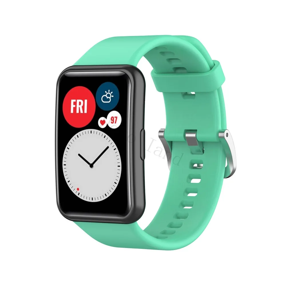 Silicone Watchband For Huawei Watch Fit /fit new /FIT Special B39 Strap Smart Band Wriststrap Bracelet Accessories with tool hot