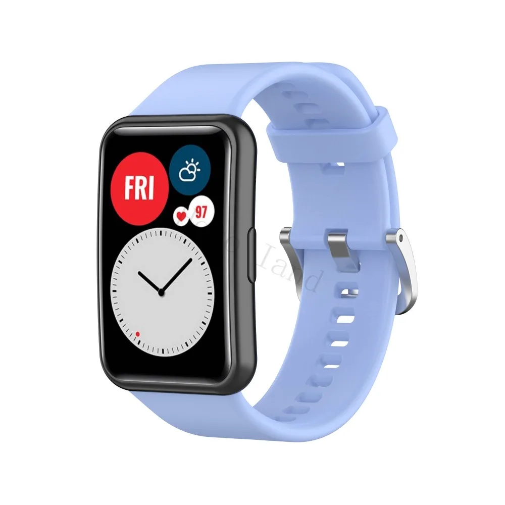 Silicone Watchband For Huawei Watch Fit /fit new /FIT Special B39 Strap Smart Band Wriststrap Bracelet Accessories with tool hot