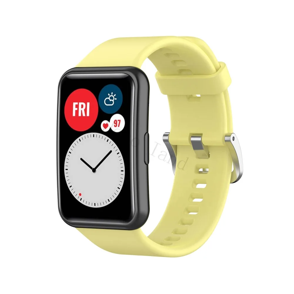 Silicone Watchband For Huawei Watch Fit /fit new /FIT Special B39 Strap Smart Band Wriststrap Bracelet Accessories with tool hot