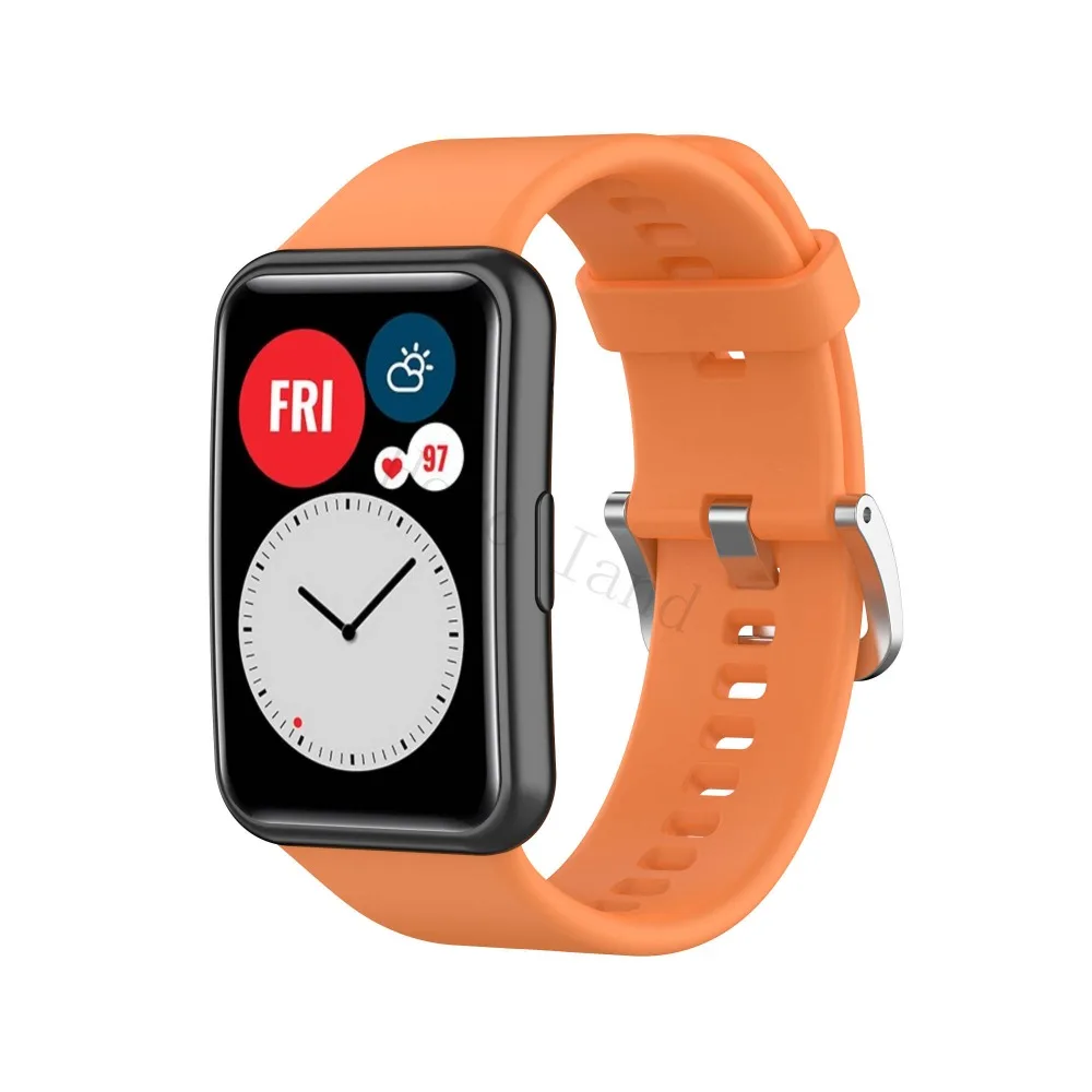 Silicone Watchband For Huawei Watch Fit /fit new /FIT Special B39 Strap Smart Band Wriststrap Bracelet Accessories with tool hot