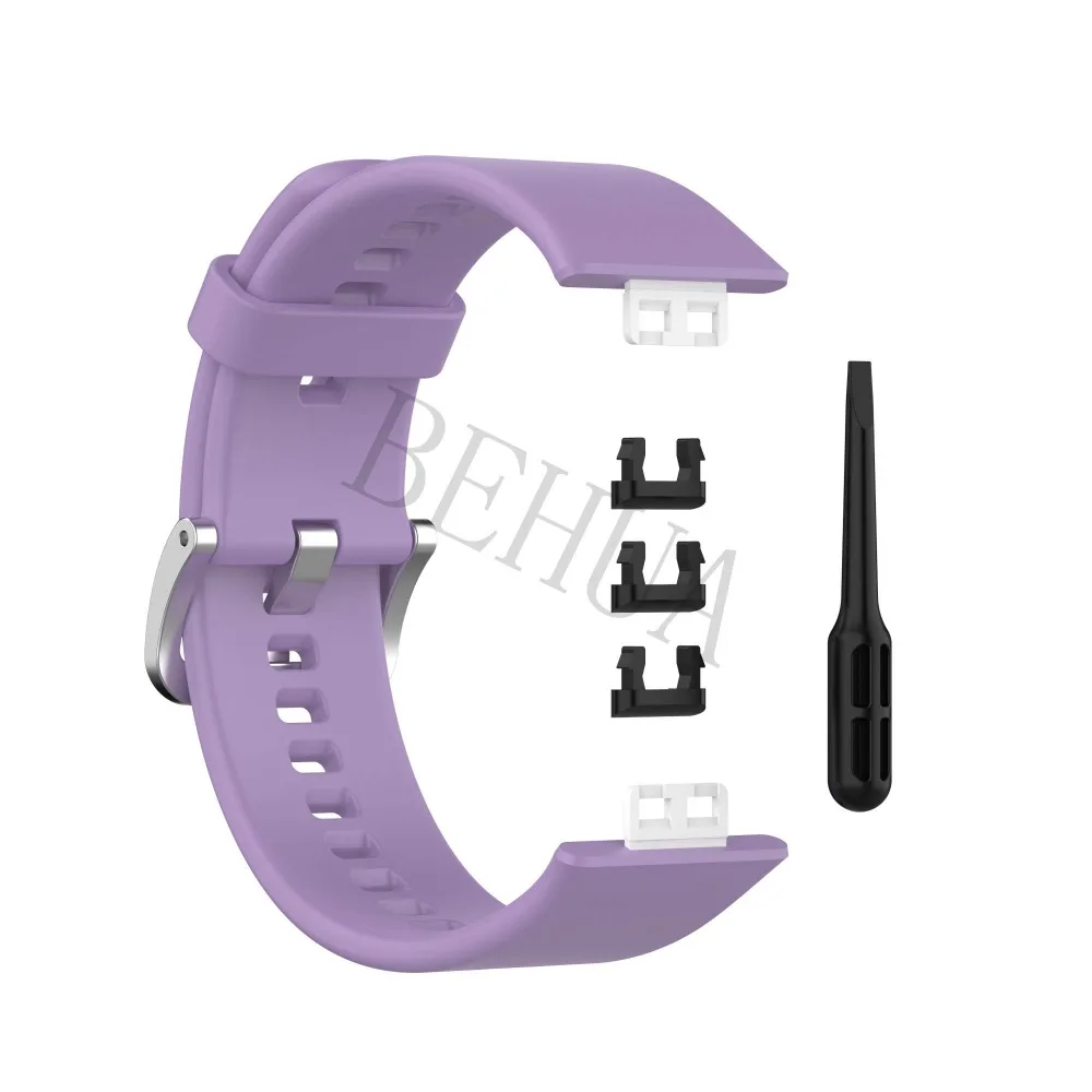 Silicone Watchband For Huawei Watch Fit /fit new /FIT Special B39 Strap Smart Band Wriststrap Bracelet Accessories with tool hot