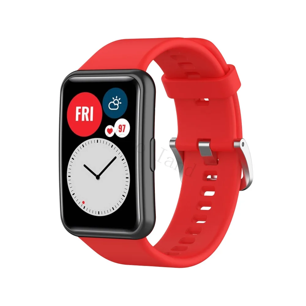 Silicone Watchband For Huawei Watch Fit /fit new /FIT Special B39 Strap Smart Band Wriststrap Bracelet Accessories with tool hot