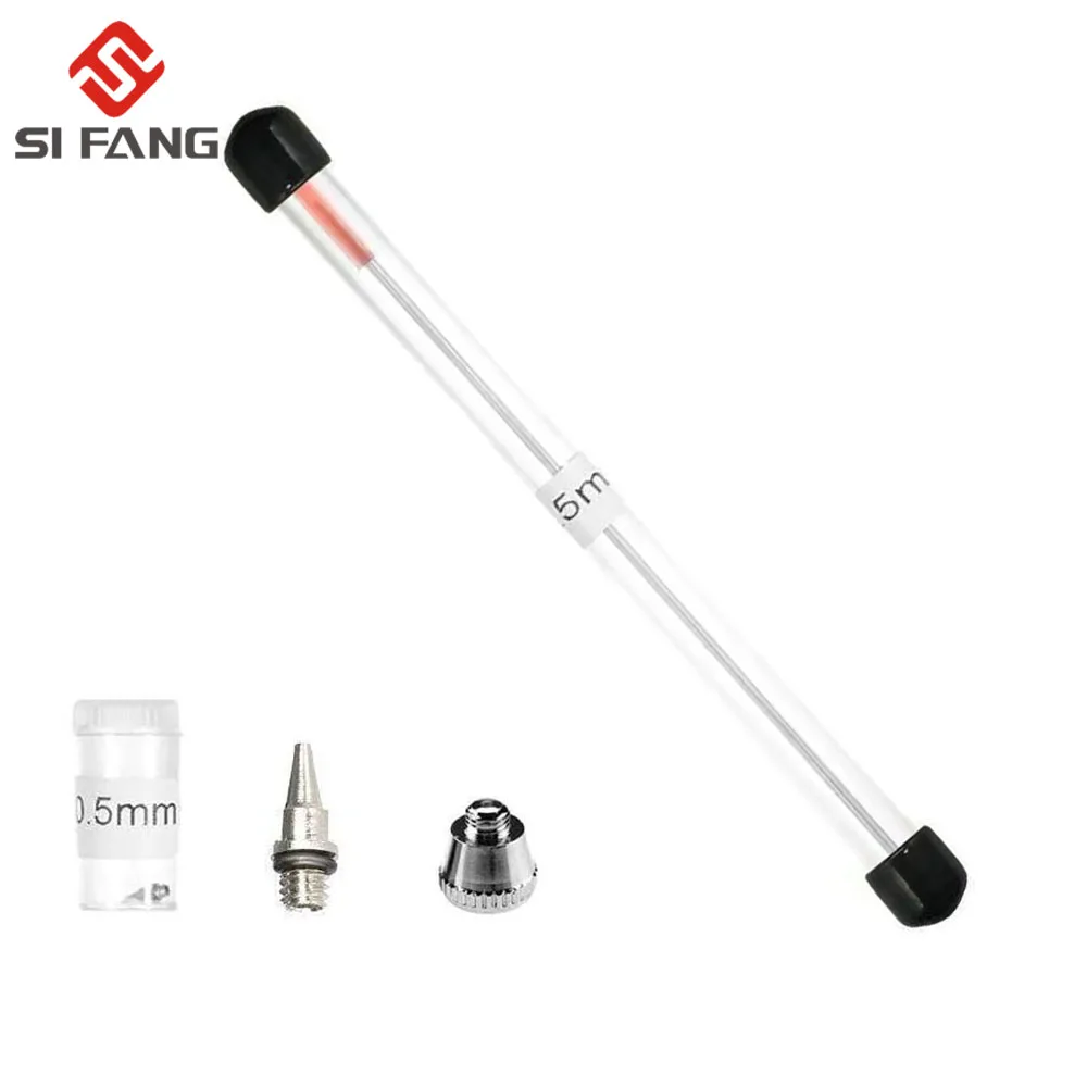 1/3pcs set 0.2/0.3/0.5mm Airbrush Nozzle Needle Airbrushes Spray Gun Spraying Paint Sprayer Replacement parts Tool Accessories