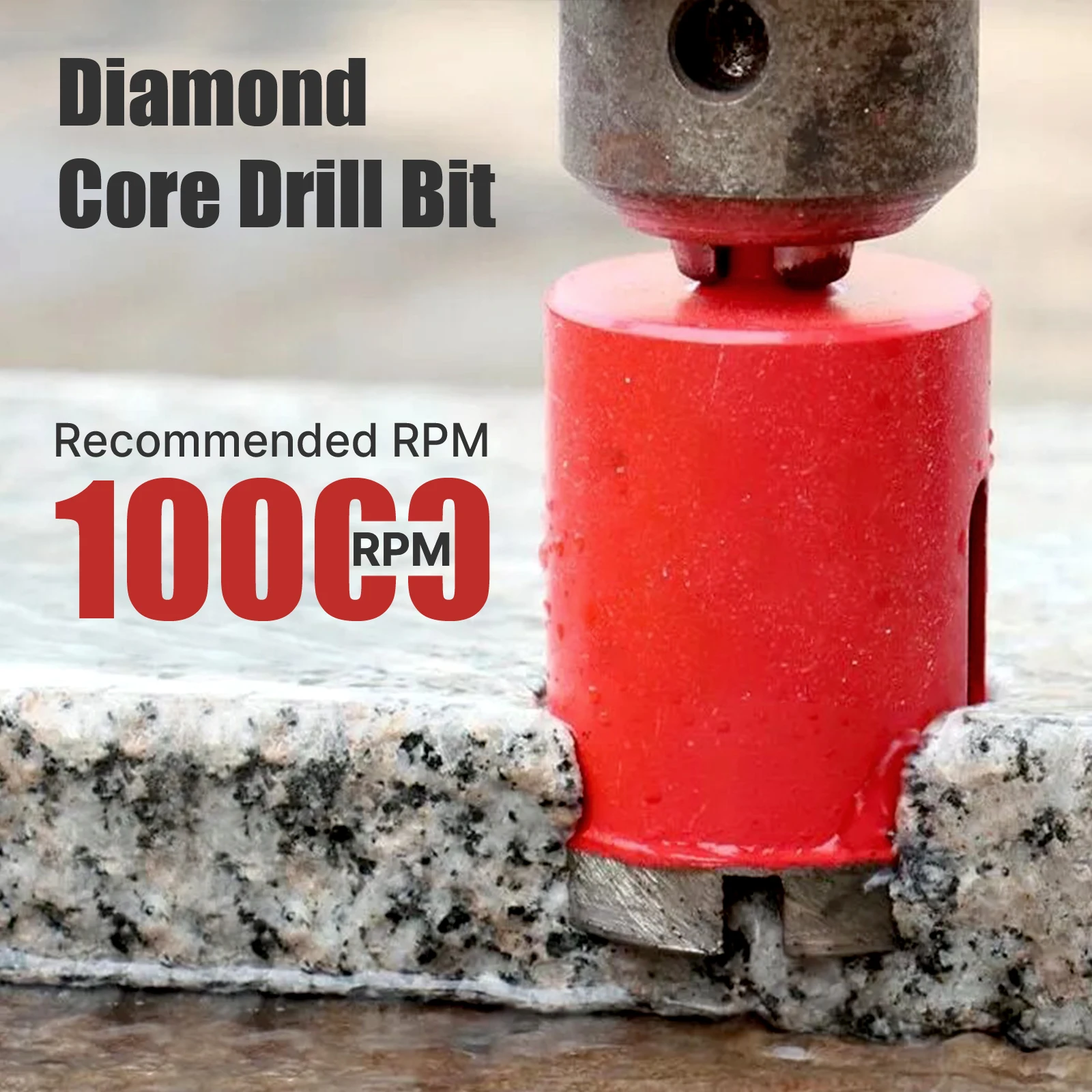HEDA 1PC 6-120mm Marble Opener Diamond Core Bit Hole Saw Drill Bit Hole Opener for Marble Granite Brick Ceramic Concrete Drillin
