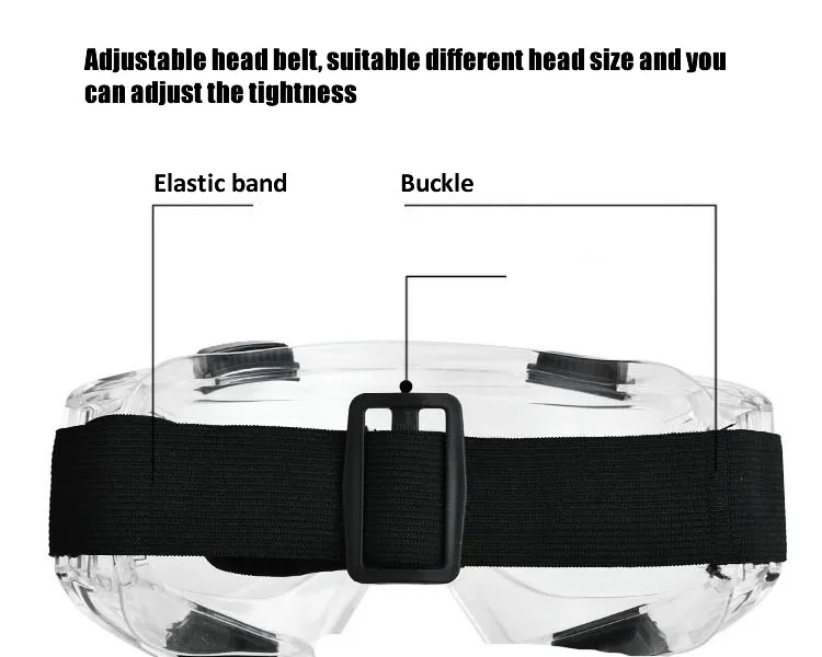 New Anti-Splash Safety Goggles Impact Resistant Windproof Anti-Dust Protective Glasses Wide View For Work DIY Daily Safety