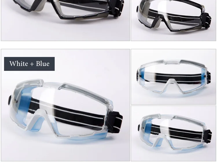 New Anti-Splash Safety Goggles Impact Resistant Windproof Anti-Dust Protective Glasses Wide View For Work DIY Daily Safety