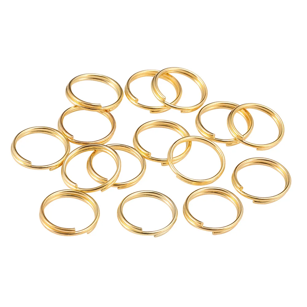50-200pcs/lot Open Jump Rings 4 6 8 10 12 mm Double Loops Split Rings Necklace Bracelet Connectors For DIY Jewelry Making