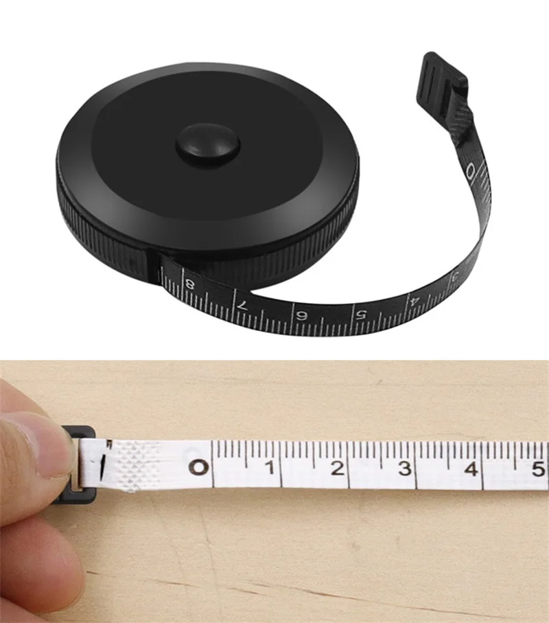 150cm Mini Tape Meter Tape Tailor Ruler Keychain Measuring Tape Clothing Size Tape Measure Portable Sewing Tools Accessory
