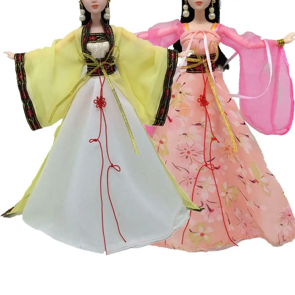Newest Ancient Dress Doll Chinese Imperial Concubine Court Fairy Suit For 30cm Doll Accessories Girl Princess Dolls Clothes