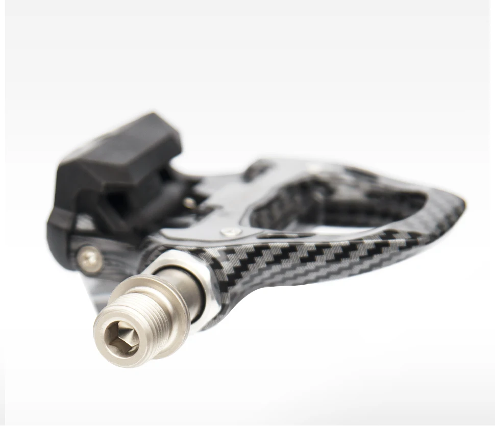 Road Bike Clipless Pedals Carbon Clip-On Pedals With Sealed Bearings Works With KEO And Shimano SPD System Locking Pedals