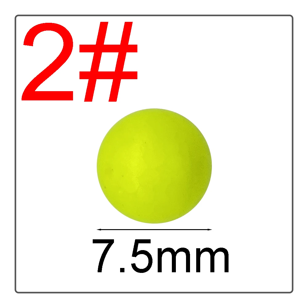 1#-10# EPS Float Ball Foam Ball Eye-catching Beans Modified Float Ball Float Spherical Buoy Fishing Gear Bright Colors