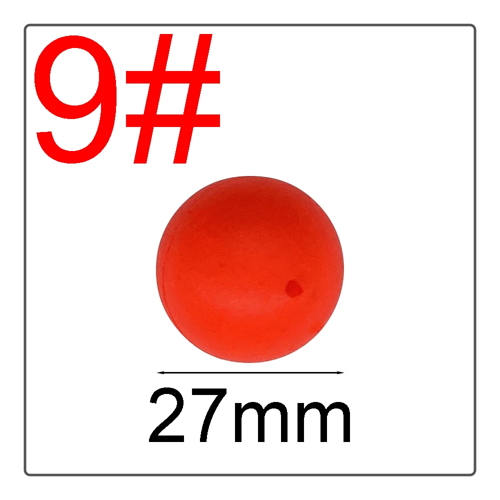 1#-10# EPS Float Ball Foam Ball Eye-catching Beans Modified Float Ball Float Spherical Buoy Fishing Gear Bright Colors