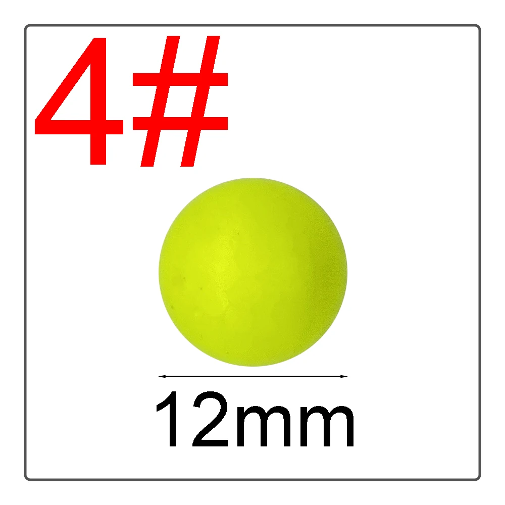 1#-10# EPS Float Ball Foam Ball Eye-catching Beans Modified Float Ball Float Spherical Buoy Fishing Gear Bright Colors