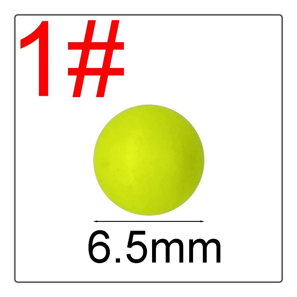 1#-10# EPS Float Ball Foam Ball Eye-catching Beans Modified Float Ball Float Spherical Buoy Fishing Gear Bright Colors