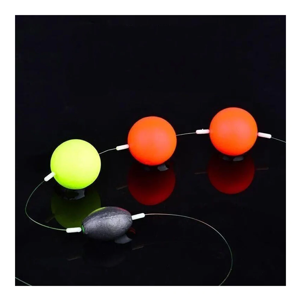 1#-10# EPS Float Ball Foam Ball Eye-catching Beans Modified Float Ball Float Spherical Buoy Fishing Gear Bright Colors