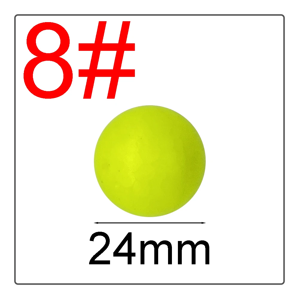 1#-10# EPS Float Ball Foam Ball Eye-catching Beans Modified Float Ball Float Spherical Buoy Fishing Gear Bright Colors