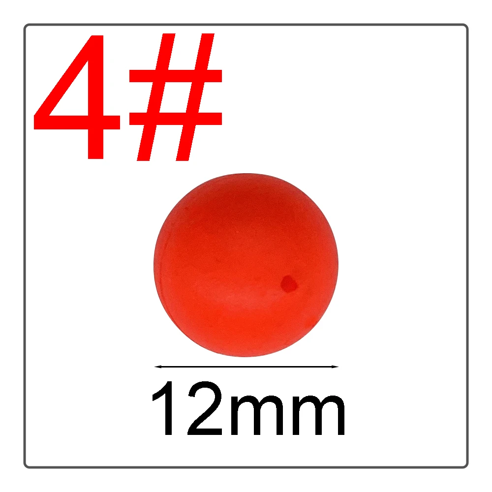 1#-10# EPS Float Ball Foam Ball Eye-catching Beans Modified Float Ball Float Spherical Buoy Fishing Gear Bright Colors