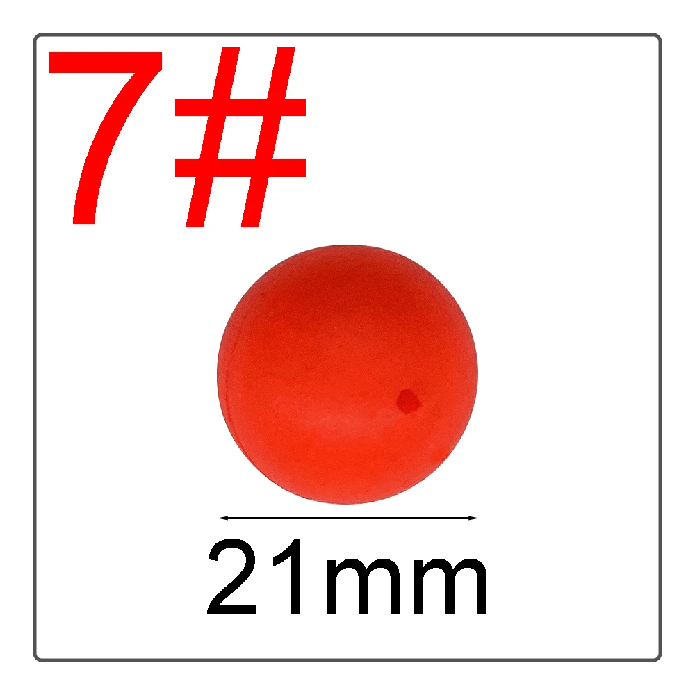 1#-10# EPS Float Ball Foam Ball Eye-catching Beans Modified Float Ball Float Spherical Buoy Fishing Gear Bright Colors