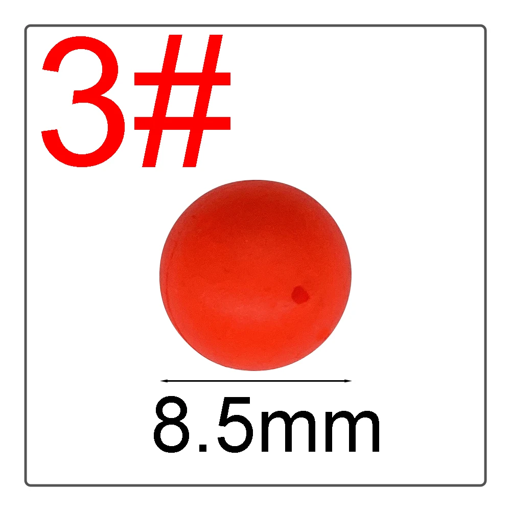 1#-10# EPS Float Ball Foam Ball Eye-catching Beans Modified Float Ball Float Spherical Buoy Fishing Gear Bright Colors