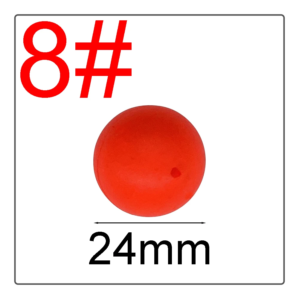 1#-10# EPS Float Ball Foam Ball Eye-catching Beans Modified Float Ball Float Spherical Buoy Fishing Gear Bright Colors