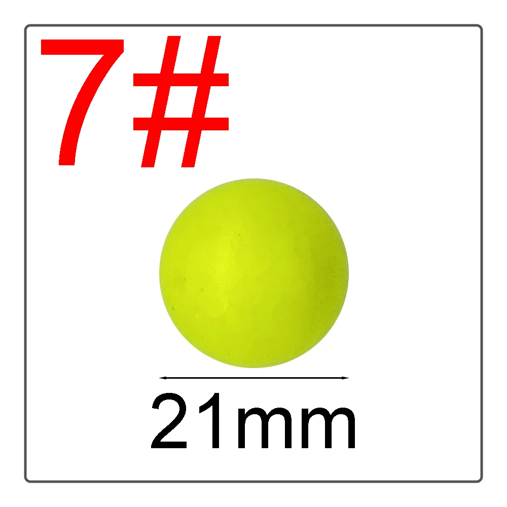 1#-10# EPS Float Ball Foam Ball Eye-catching Beans Modified Float Ball Float Spherical Buoy Fishing Gear Bright Colors