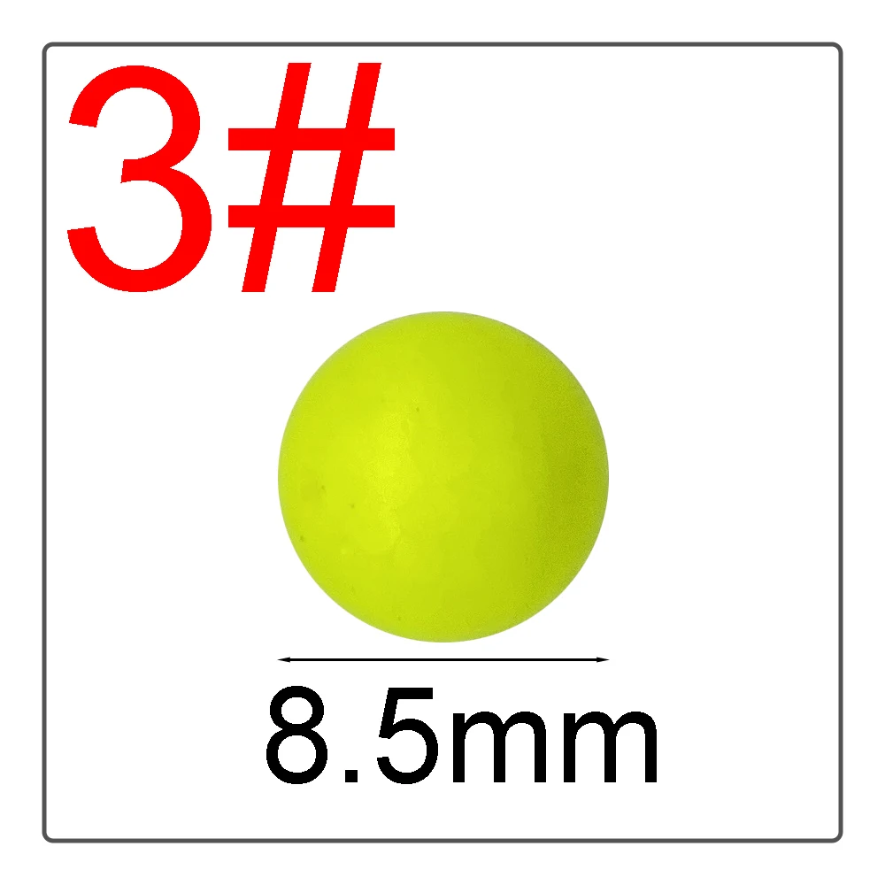1#-10# EPS Float Ball Foam Ball Eye-catching Beans Modified Float Ball Float Spherical Buoy Fishing Gear Bright Colors