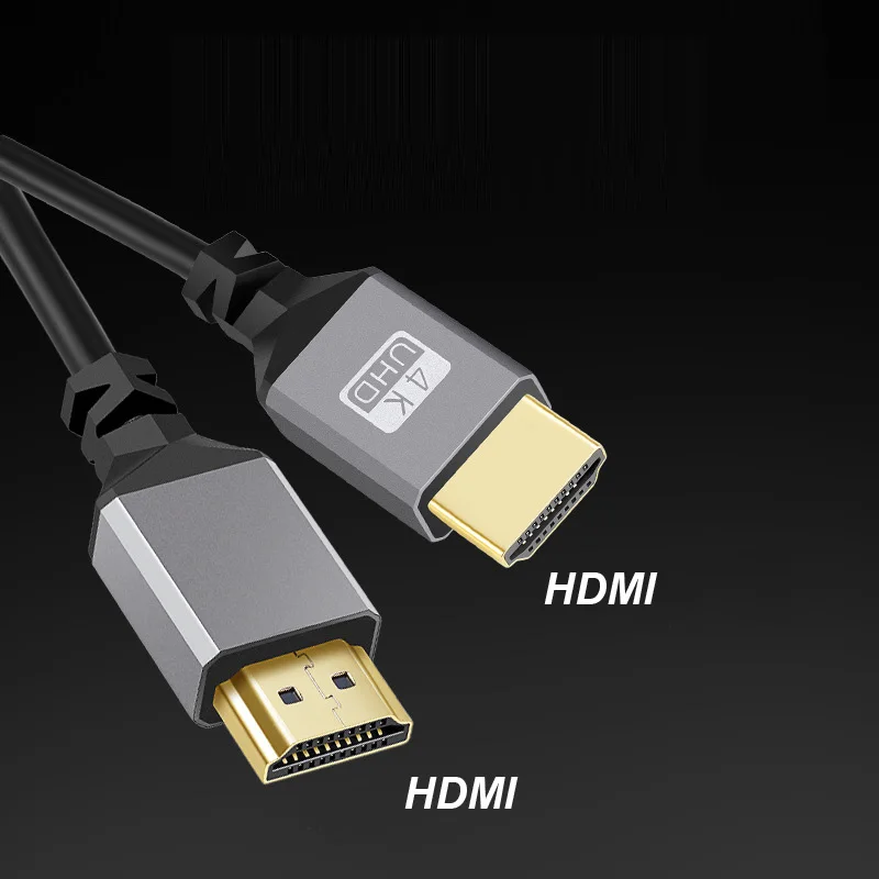4K@60HZ 0.5-2.4M Compatible HDMI TO HDMI/MINI HDMI/ Micro HDMI/Coiled Extension Flexible Spiral Cable Male to Male Plug Cable