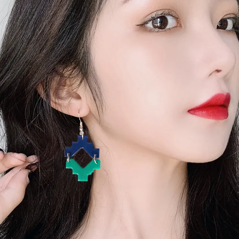 Earring Pendant Silicone Mold Epoxy Resin Jewelry Making Molds Heart Leaves Moon DIY Charms Pendant Mould Creative Jewelry Craft