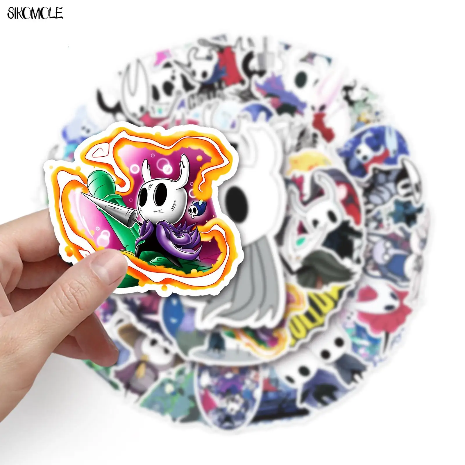 10/30/50PCS Cartoon Game Hollow Knight Cool Stickers Aesthetic Kid DIY Toy Car Skateboard Laptop Phone Graffiti Decal Sticker F5
