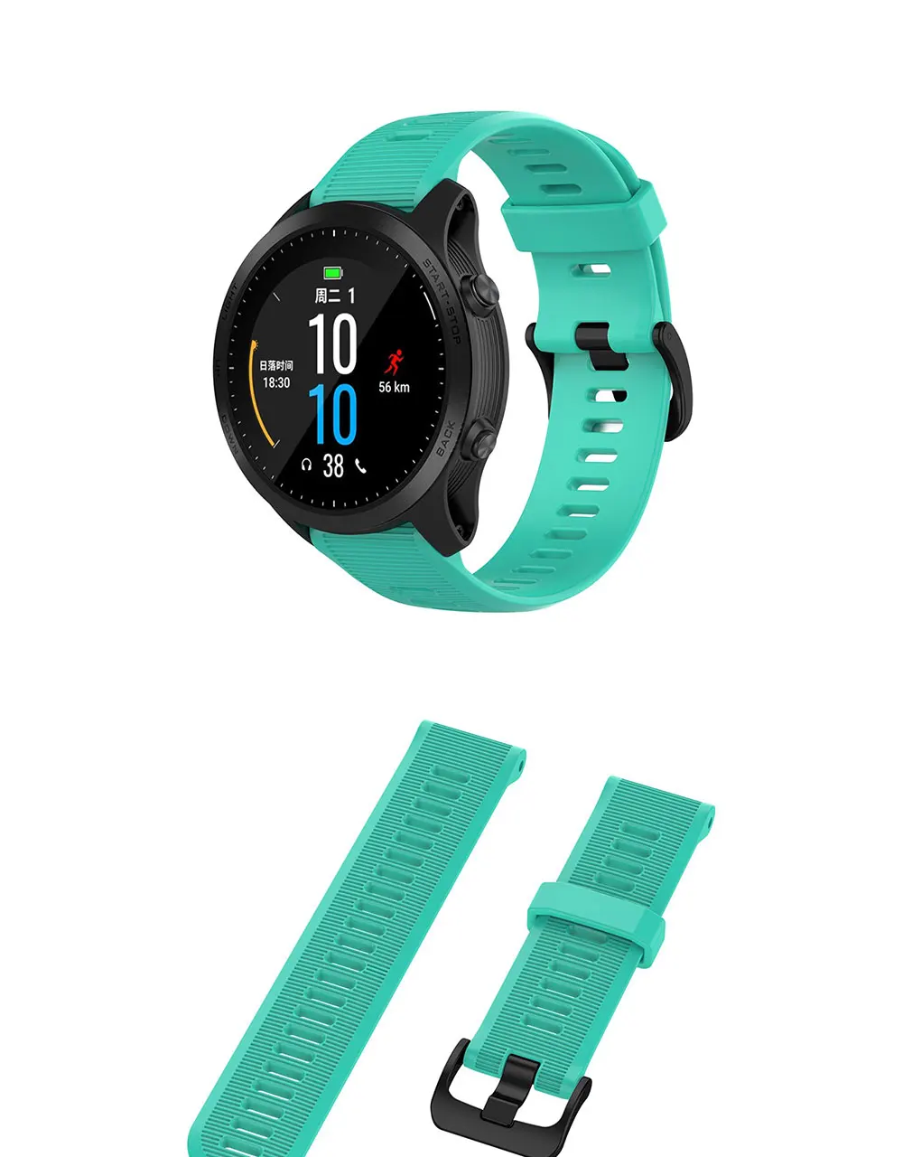 22mm WatchBand for For Garmin Forerunner 945 935 955 Fenix 5 Plus Fenix 6 Silicone Smart Watch Band Outdoor Sports Waterproof