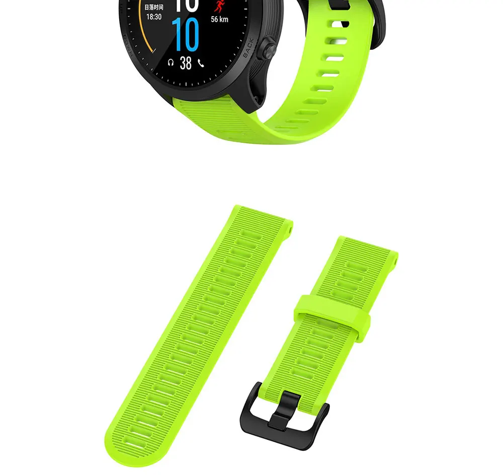 22mm WatchBand for For Garmin Forerunner 945 935 955 Fenix 5 Plus Fenix 6 Silicone Smart Watch Band Outdoor Sports Waterproof