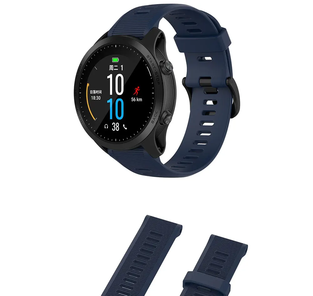 22mm WatchBand for For Garmin Forerunner 945 935 955 Fenix 5 Plus Fenix 6 Silicone Smart Watch Band Outdoor Sports Waterproof