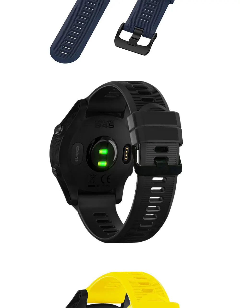 22mm WatchBand for For Garmin Forerunner 945 935 955 Fenix 5 Plus Fenix 6 Silicone Smart Watch Band Outdoor Sports Waterproof