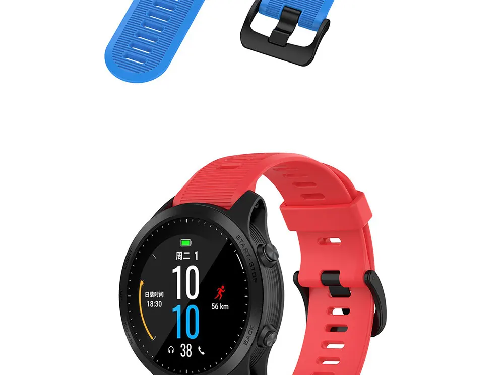 22mm WatchBand for For Garmin Forerunner 945 935 955 Fenix 5 Plus Fenix 6 Silicone Smart Watch Band Outdoor Sports Waterproof