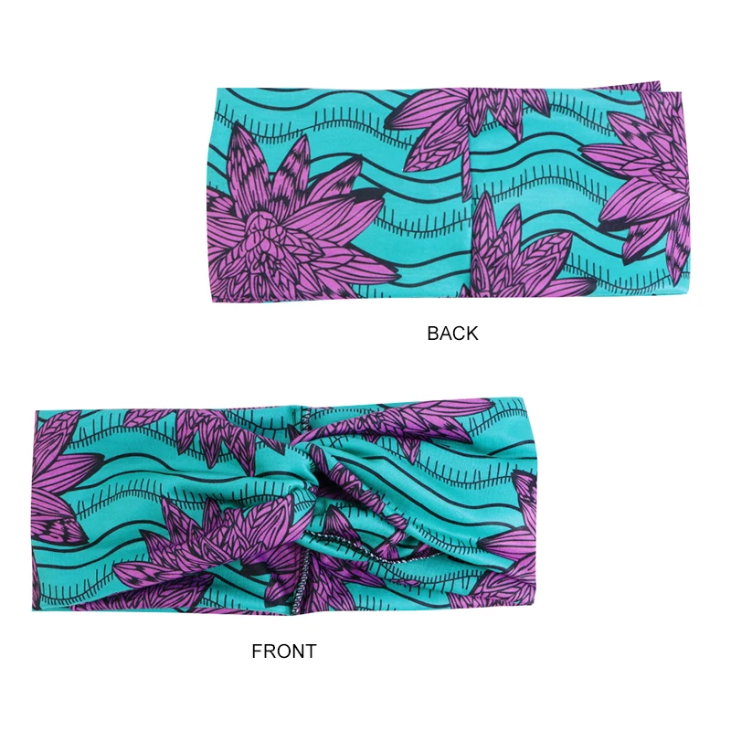 African Print Stretch Bandana Head Wrap Long Scarf Satin Floral Ankara Dashiki Women Party Turban Headwear Cap Hair Accessories