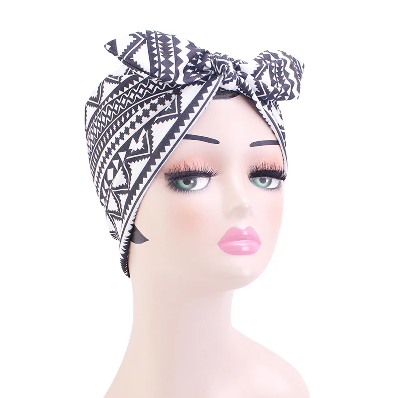 African Print Stretch Bandana Head Wrap Long Scarf Satin Floral Ankara Dashiki Women Party Turban Headwear Cap Hair Accessories