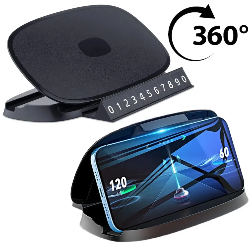 Multi-Purpose Car Phone Holder Dashboard Universal 3 To 6.5 Inch Mobile Phone Clip Mount Bracket for IPhone XR XS MAX GPS Stand