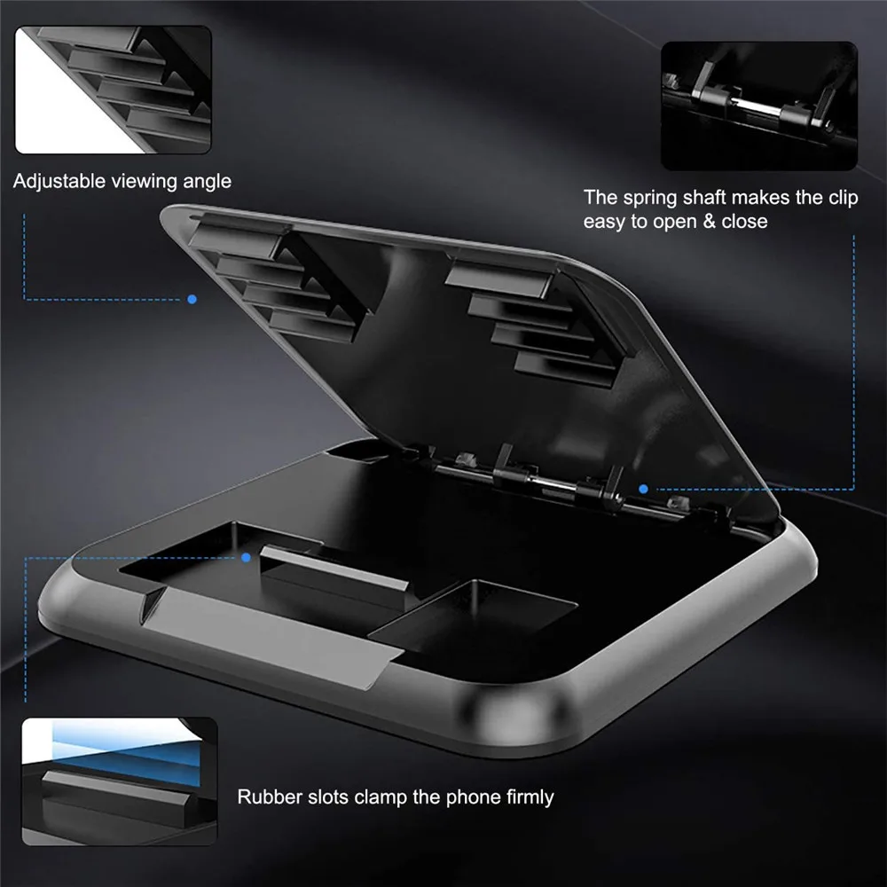 Multi-Purpose Car Phone Holder Dashboard Universal 3 To 6.5 Inch Mobile Phone Clip Mount Bracket for IPhone XR XS MAX GPS Stand
