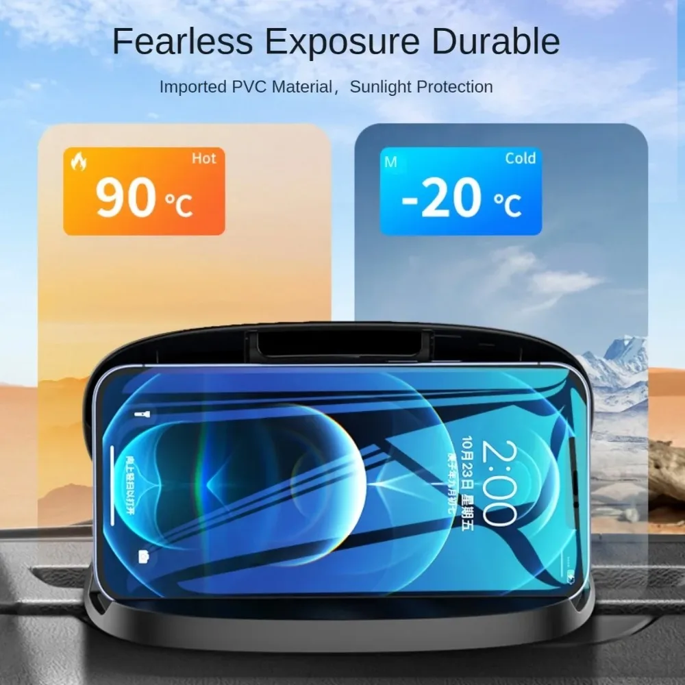 Multi-Purpose Car Phone Holder Dashboard Universal 3 To 6.5 Inch Mobile Phone Clip Mount Bracket for IPhone XR XS MAX GPS Stand