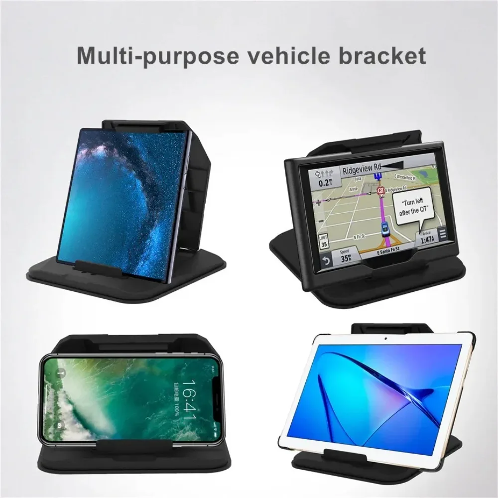 Multi-Purpose Car Phone Holder Dashboard Universal 3 To 6.5 Inch Mobile Phone Clip Mount Bracket for IPhone XR XS MAX GPS Stand