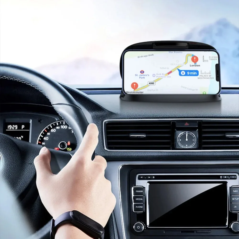 Multi-Purpose Car Phone Holder Dashboard Universal 3 To 6.5 Inch Mobile Phone Clip Mount Bracket for IPhone XR XS MAX GPS Stand