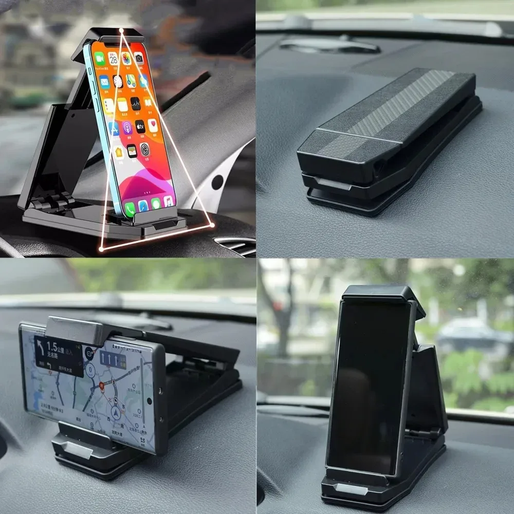 Multi-Purpose Car Phone Holder Dashboard Universal 3 To 6.5 Inch Mobile Phone Clip Mount Bracket for IPhone XR XS MAX GPS Stand