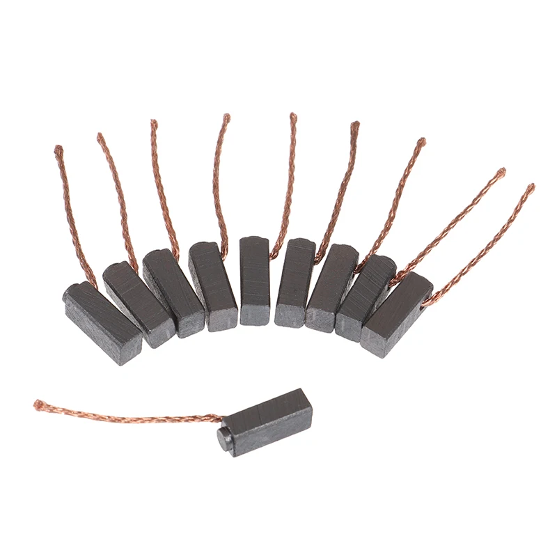 10psc Carbon Brush 5*6*14mm DC Motor Carbon Brush Graphite Carbon Brush N