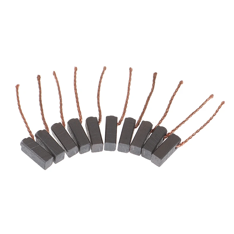 10psc Carbon Brush 5*6*14mm DC Motor Carbon Brush Graphite Carbon Brush N